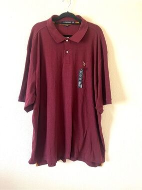 NWT U.S. Polo Assn. Men's Burgundy Polo Short
